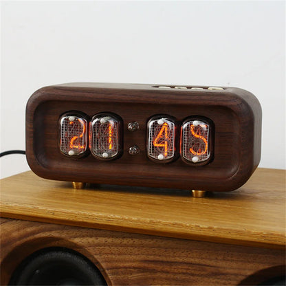 Vintage Glow Digital Tube Nixie Style Desktop Clock