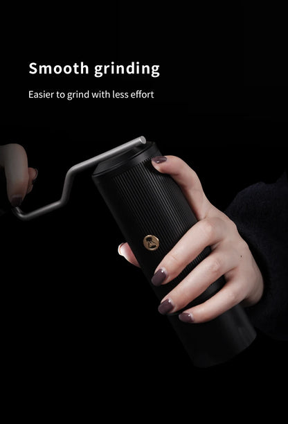 Black Portable Manual Coffee Grinder with 30g Capacity