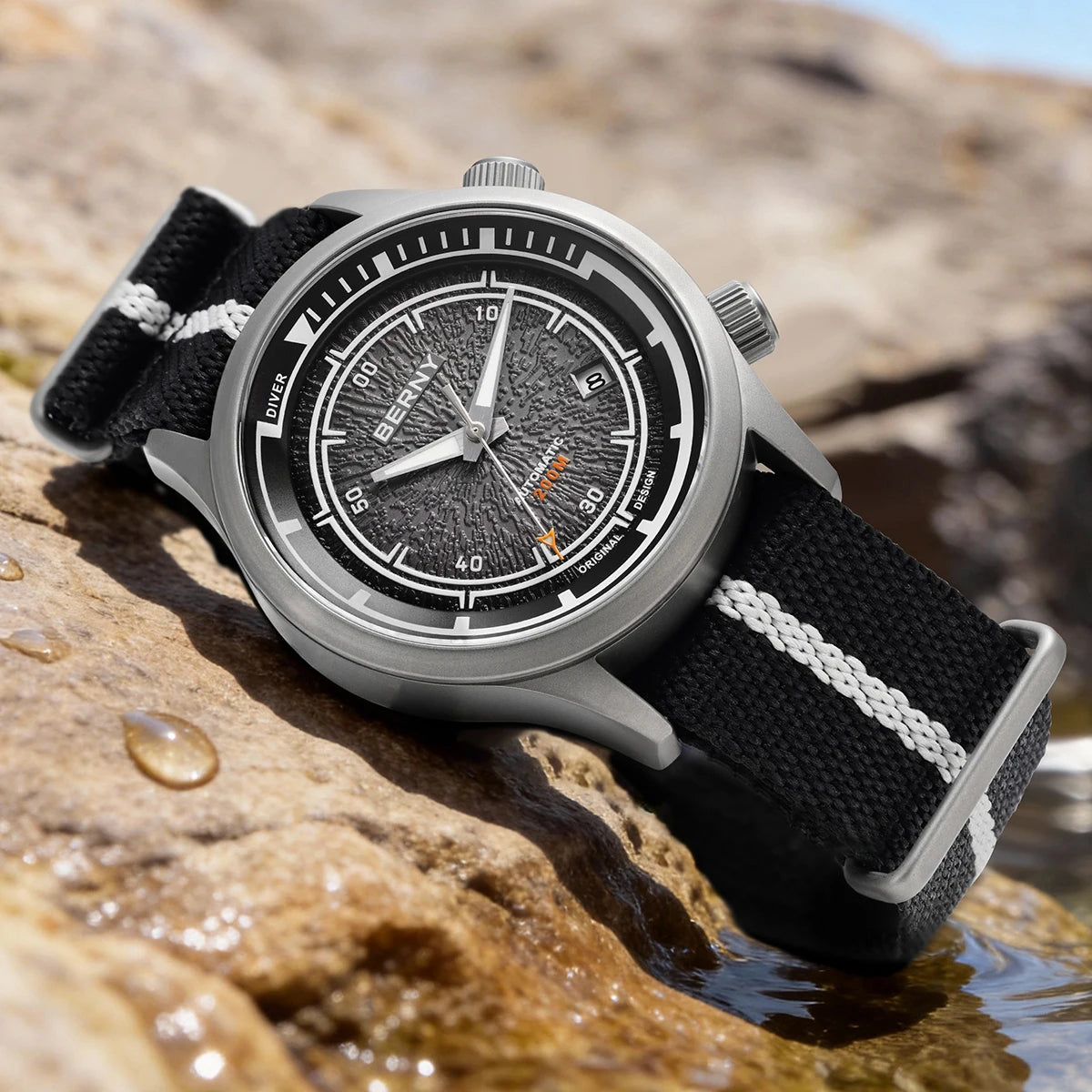 Dial Dive Watch 20ATM Automatic Sapphire