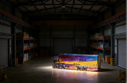 Alloy Diecast Container Trailer Toy for Kids and Collectors