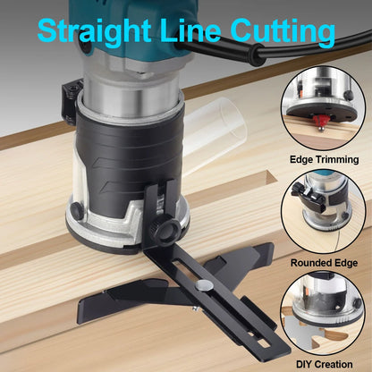 Blue Heavy Duty 2000W Wood Trimming Router Tool