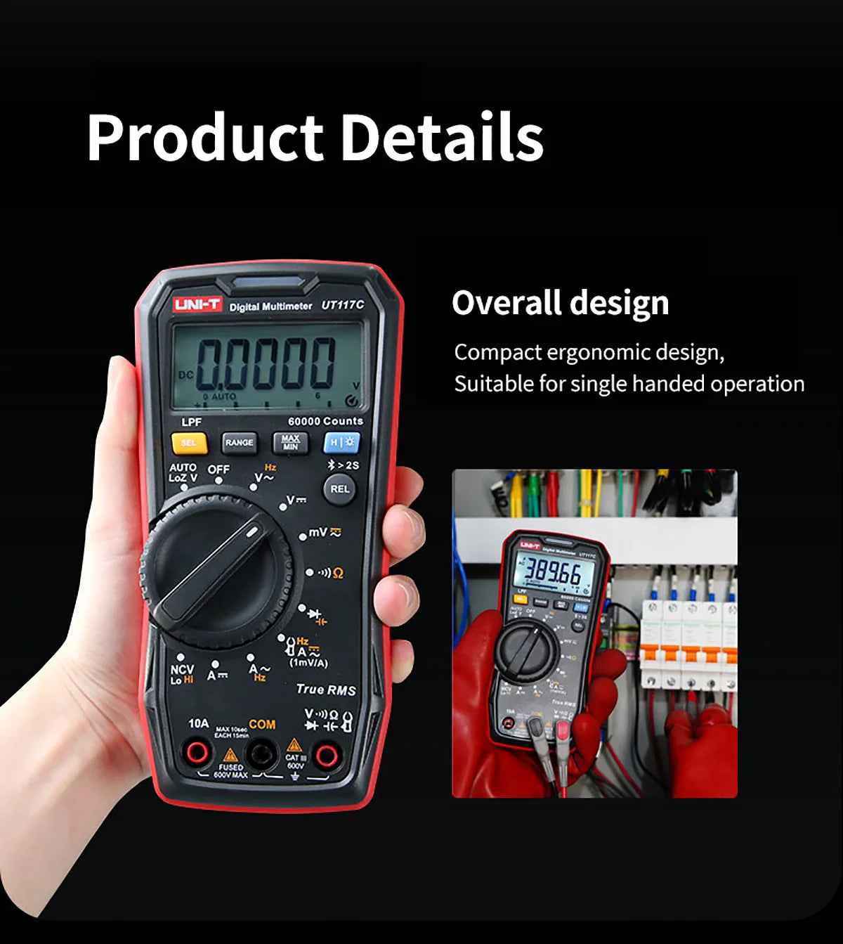 Bluetooth True RMS Digital Multimeter 60000 Counts