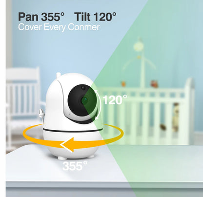 Portable 7" Video Baby Monitor with Zoom and Tilt
