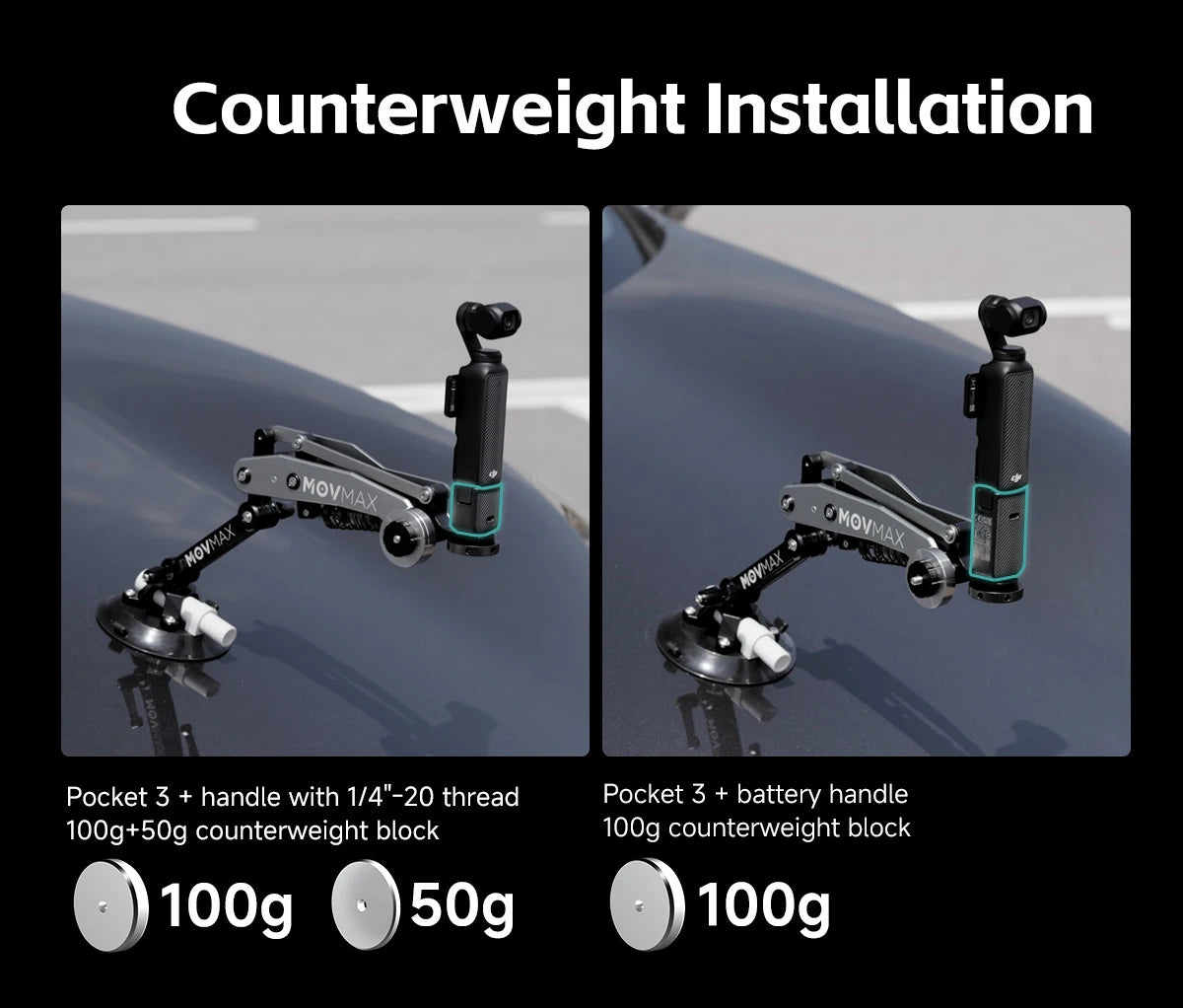 Hydraulic Damping Blade Arm for Smooth Camera Stabilisation