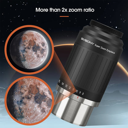 Parfocal 8-20mm Telescope Eyepiece Aspherical Optics