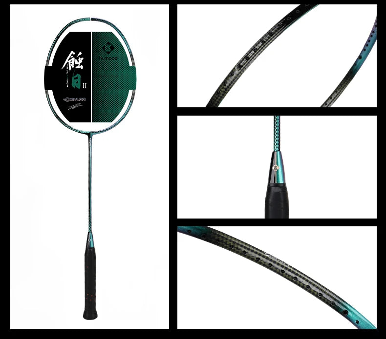 Professional Carbon Fiber Badminton Racket Super Lightweight Pre-Strung