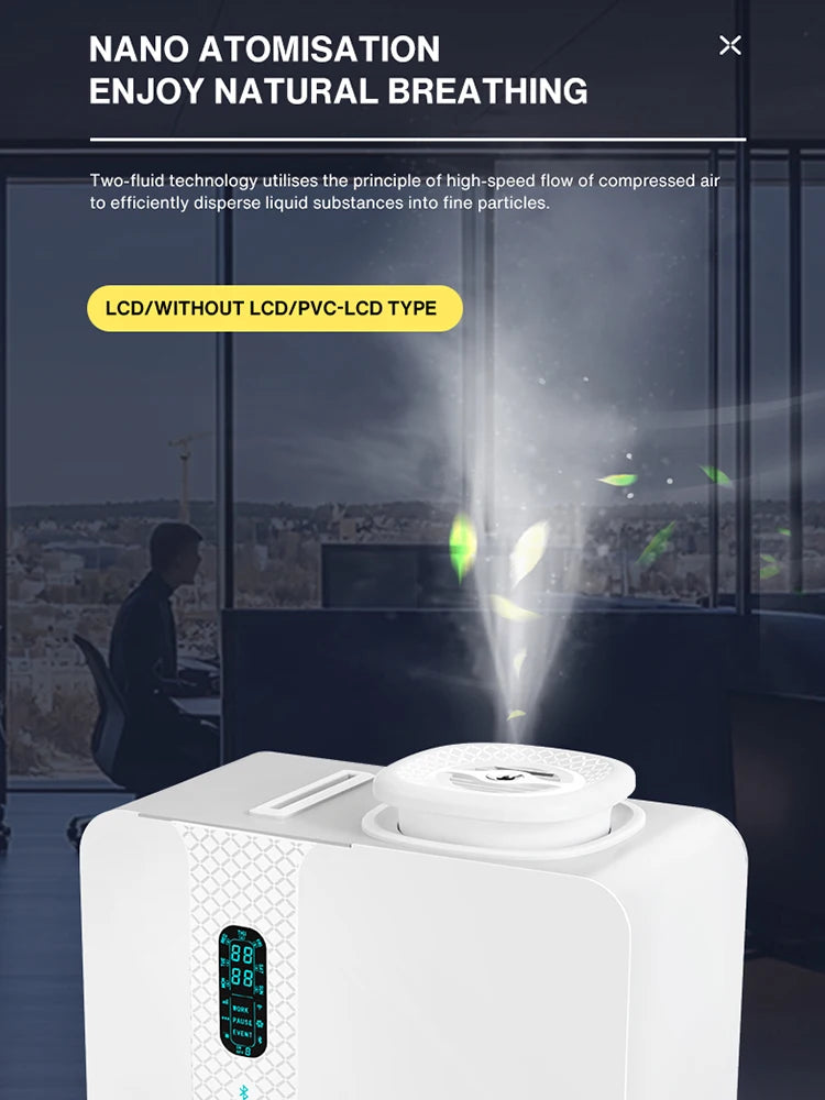 Smart HVAC Scent Diffuser 500m³ Home Freshener