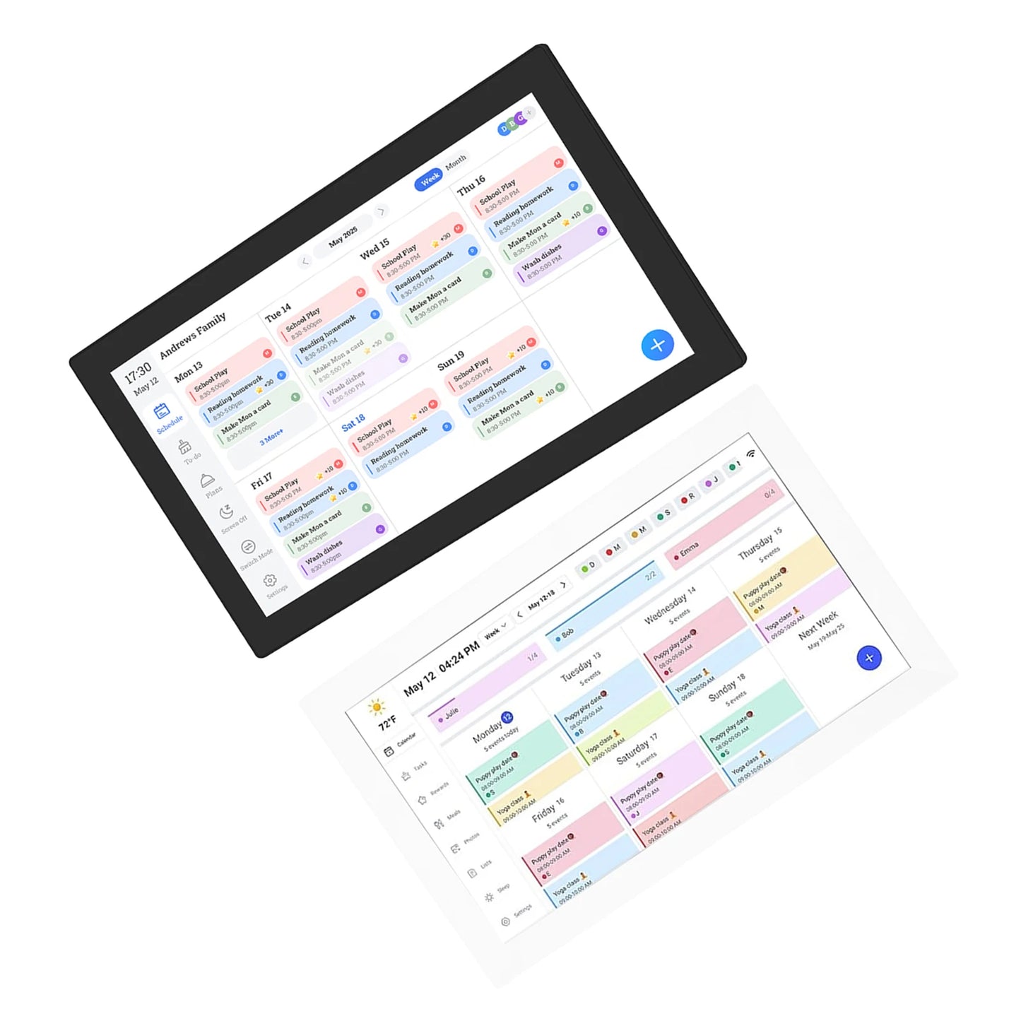 15.6" Touch Screen Family Calendar WiFi Sync