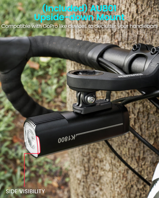 K1800 Bicycle Front Lamp for Day and Night Riding