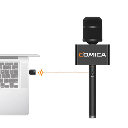 Wireless Interview Microphone with Noise Reduction for Smartphone
