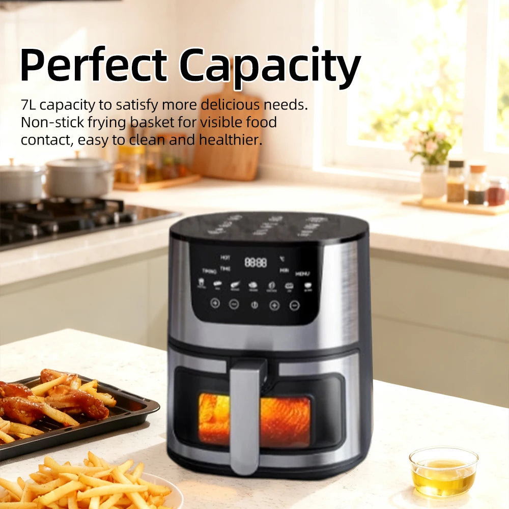 Multifunction 7L Air Fryer for Home Cooking