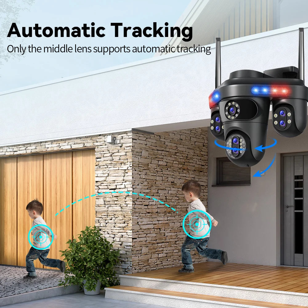 Outdoor 35MP Auto-Tracking WiFi Camera