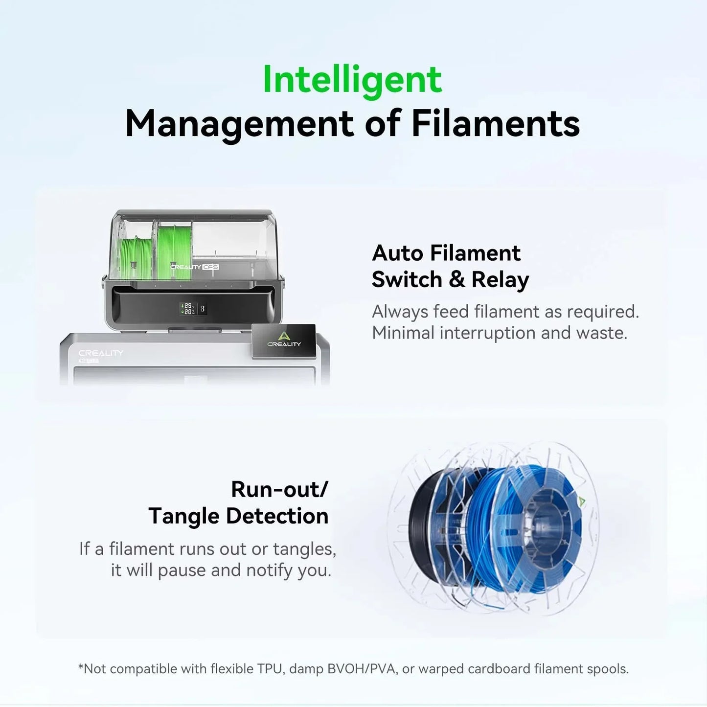 Creality CFS Filament System for K2 PLUS 3D Printers
