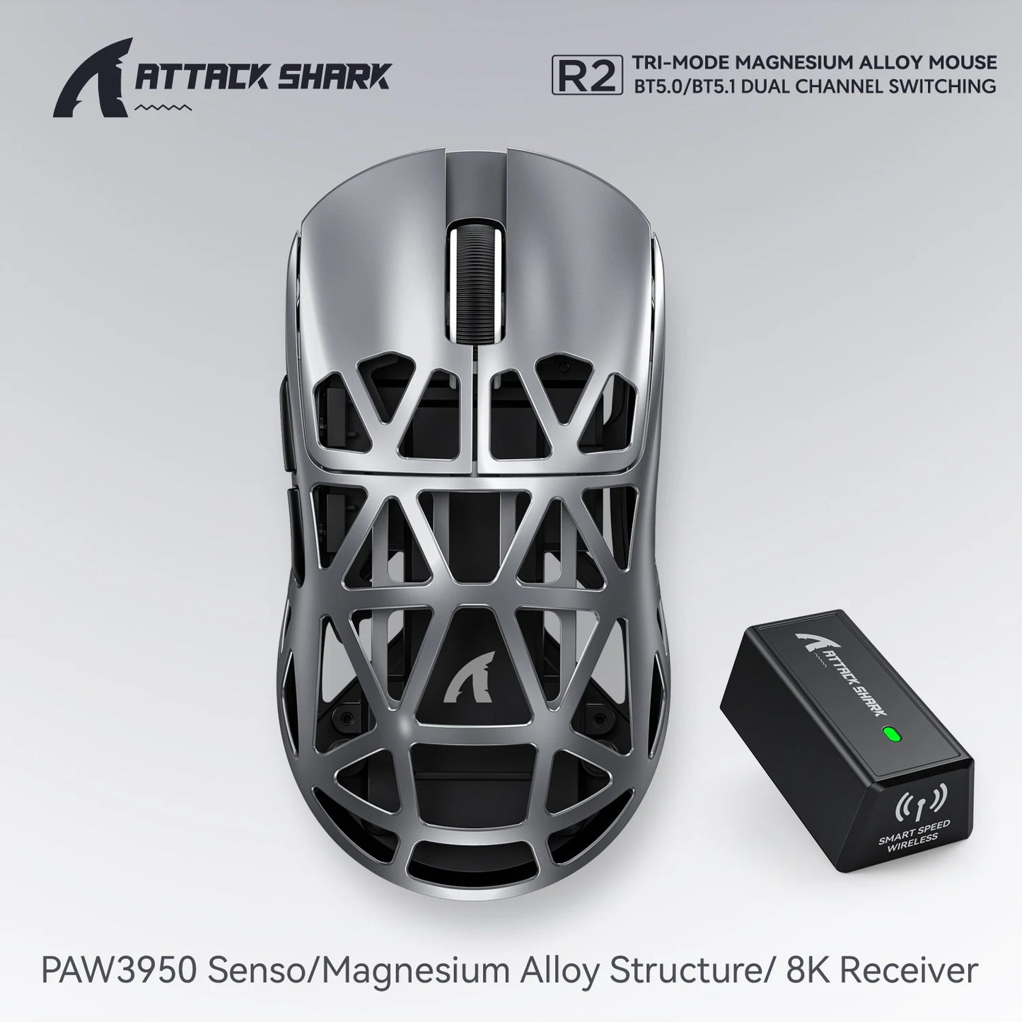 R2 8K Professional Lightweight Gaming Mouse