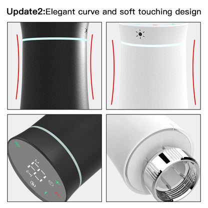 Smart ZigBee Radiator Valve 4-Piece Set with Voice Control