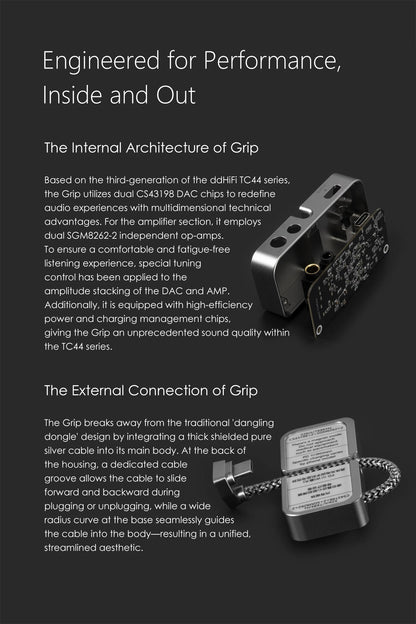Portable DAC AMP 3.5mm 4.4mm Balanced DSD256 60W PD