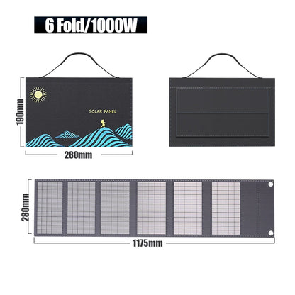Foldable Solar Panel for Outdoor Power and Charging