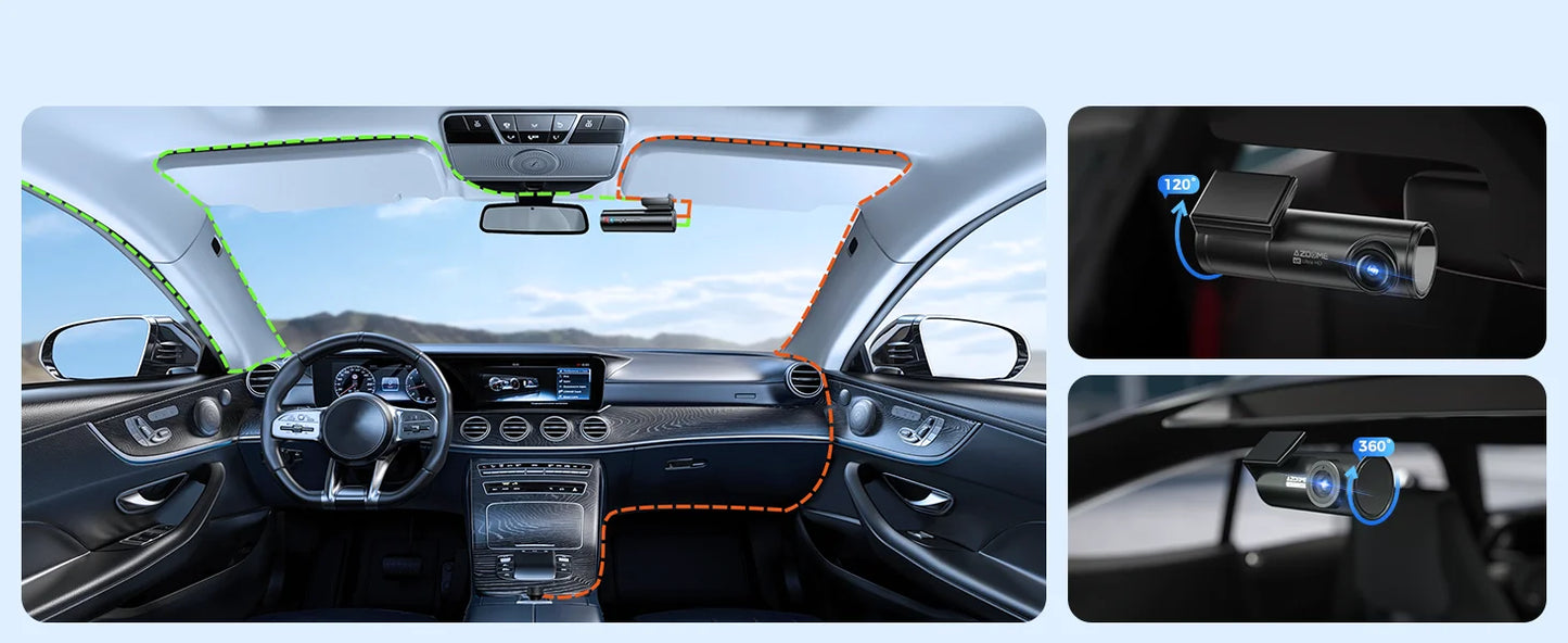 M300S 4K Dash Cam Front & Rear with GPS ADAS