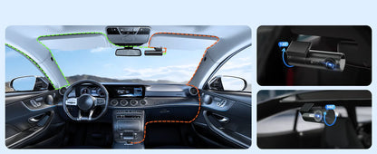 M300S 4K Dash Cam Front & Rear with GPS ADAS