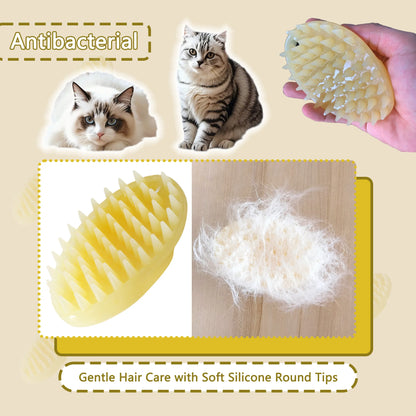 10-Piece Silicone Pet Grooming Brush Set