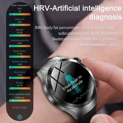 Red Uric Acid and Body Fat Tracking Smartwatch