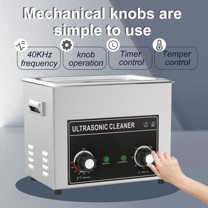 1.3L 60W Ultrasonic Cleaner Compact Jewellery Washer