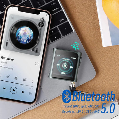 Hi Res Audio Portable Music Player with Case Blue
