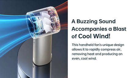 Travel-Friendly Handheld Fan Pro1S with LED Display