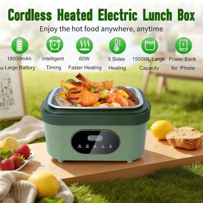 1.5L Electric Heated Lunch Box with LED Display