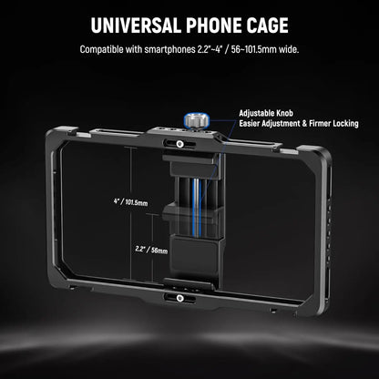 Universal Phone Cage Rig with Bluetooth Handle Stabilizer
