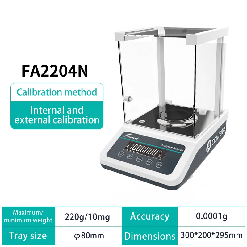 Portable 220g Microbalance Electronic Laboratory Scale 0.0001g