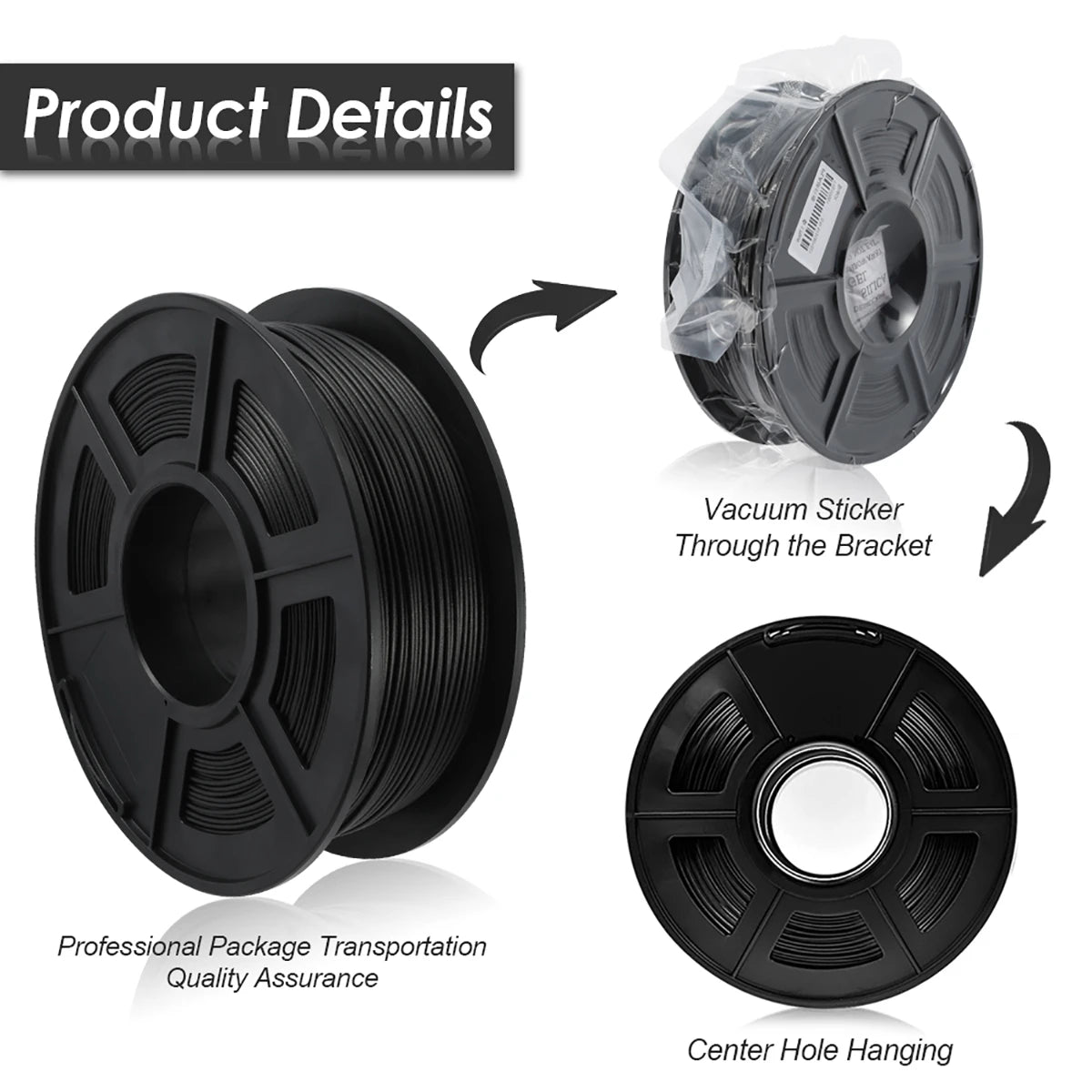 11KG White Durable PETG Filament for 3D Printers