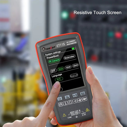 2.8 Inch Thermal Imager AC DC Multimeter Temperature Tester