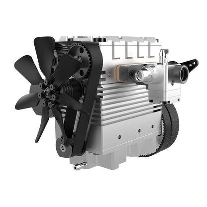 Twin Cylinder 4 Stroke Nitro Engine DIY Model Kit