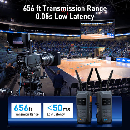 Wireless HDMI Transmitter and Receiver with 200m Range