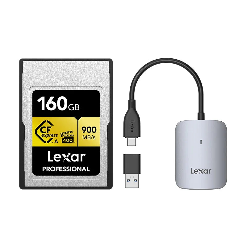 160GB 4K CFexpress A Memory Plus High-Speed Reader