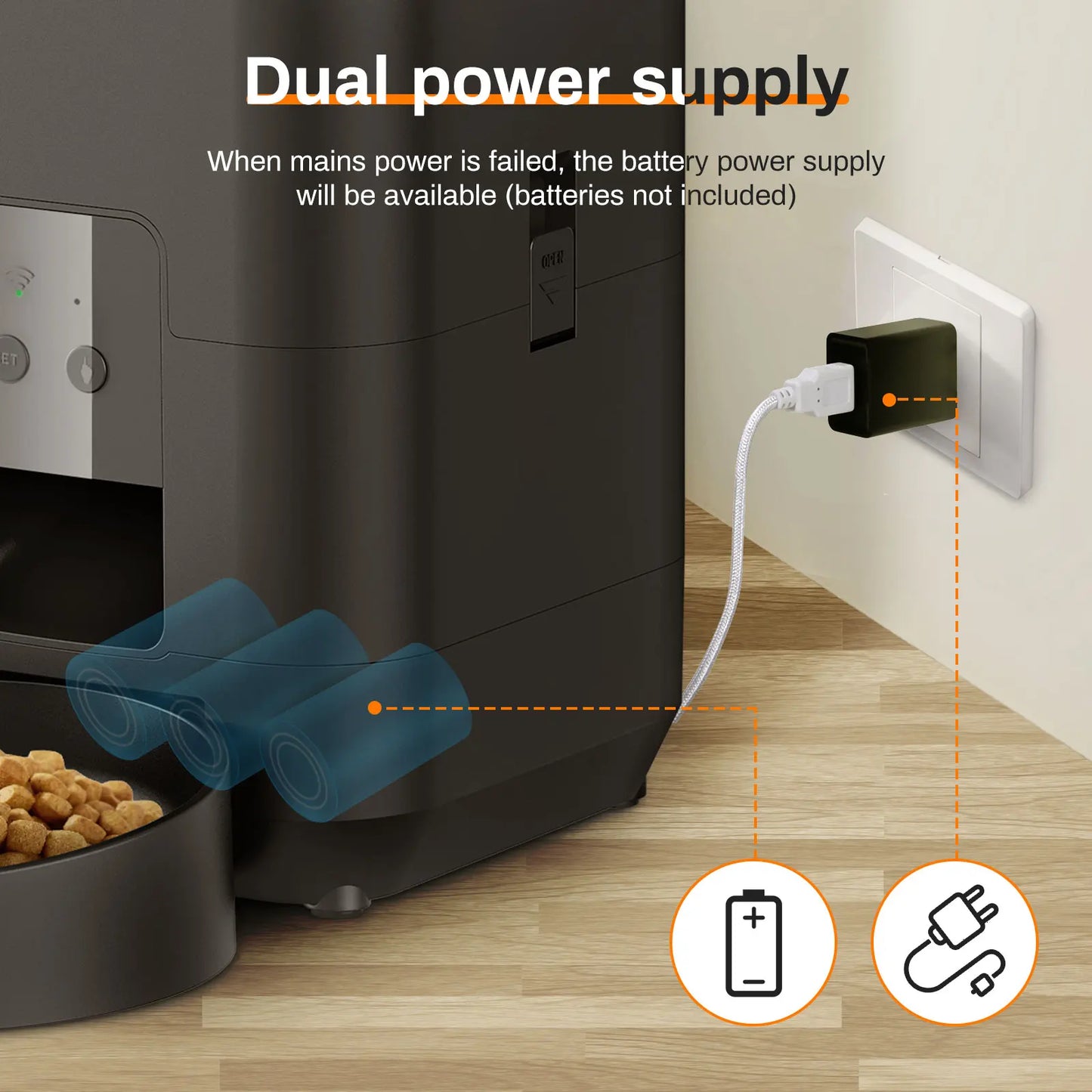 Smart Automatic Pet Feeder with Timed Food Dispenser