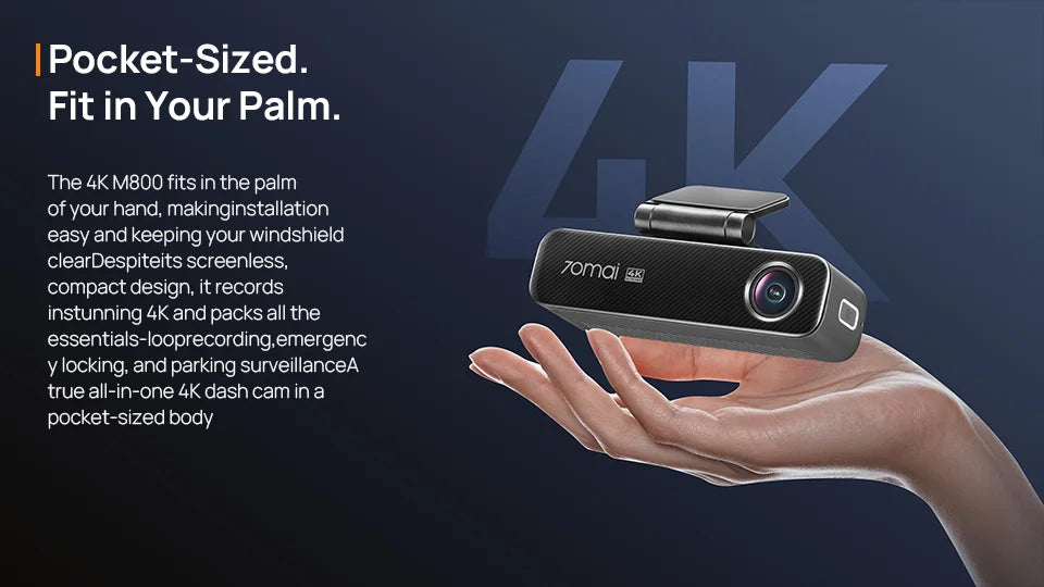 4K Car Camera Bundle with GPS and 128GB