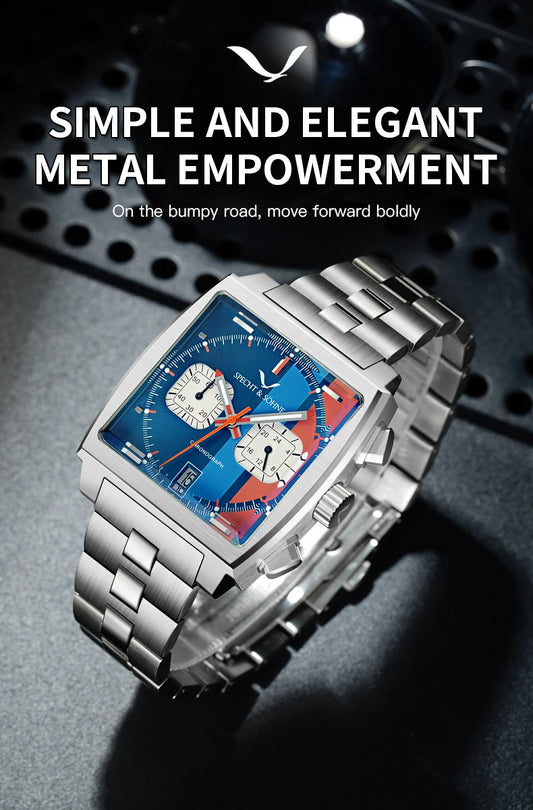 Elegant Steel V1-4 Stainless Steel Men’s Watch