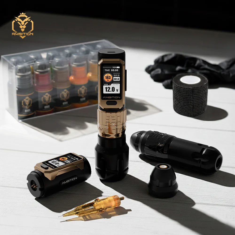 Rechargeable Tattoo Machine Kit Smooth Motor Pen Set