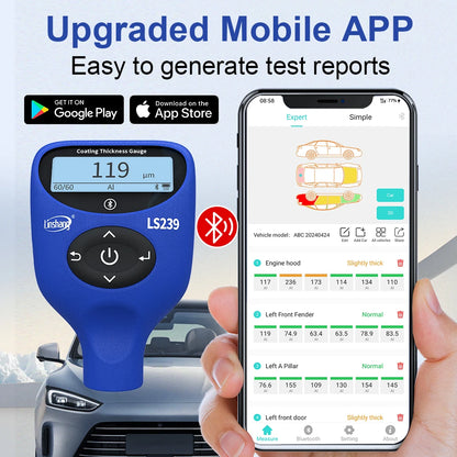 Digital Car Paint Thickness Gauge High Precision Tester