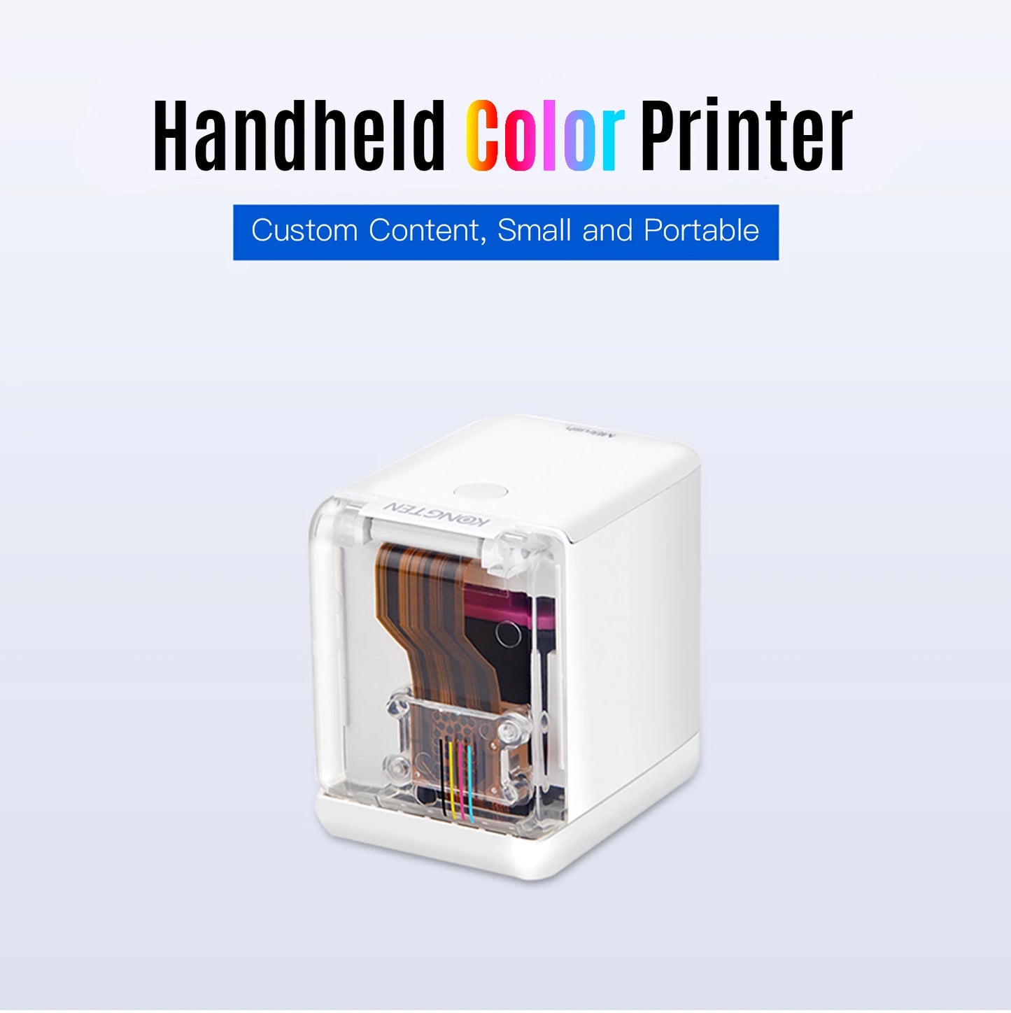 Mini DIY Wireless Color Printer for Logos and Text