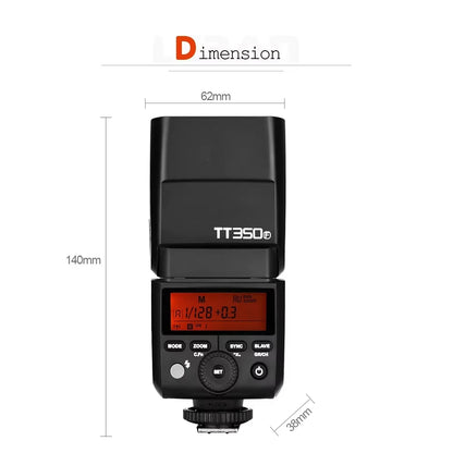 TTL Camera Flash HSS 1/8000s 2.4G Wireless GN36