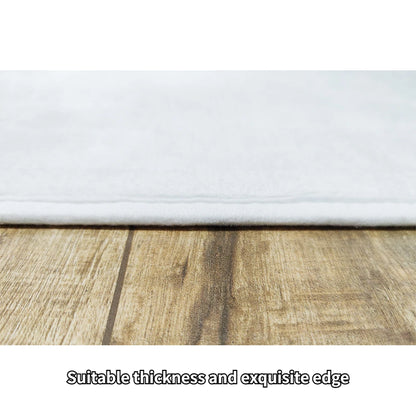 Modern Flannel Carpet 160x230cm Soft Bedroom Floor Mat