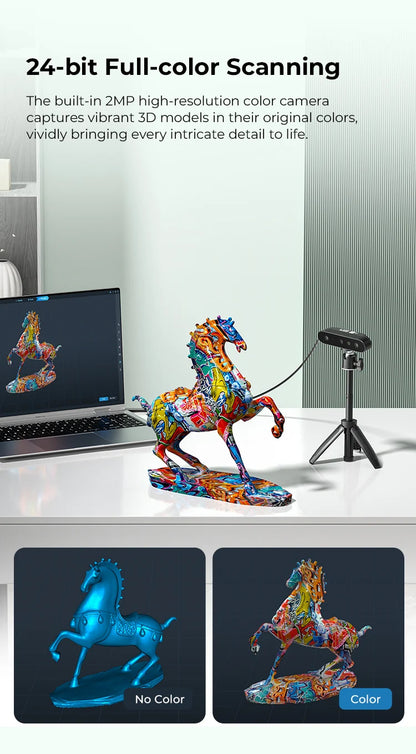 Creality High-Speed 3D Scanner 0.05mm Precision 30fps