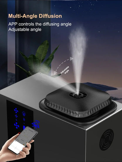 Bluetooth App-Controlled Wall-Mounted HVAC Scent Machine