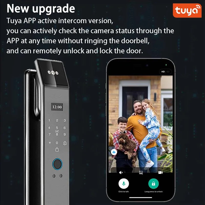 Automatic Smart Door Lock with Camera & App Control