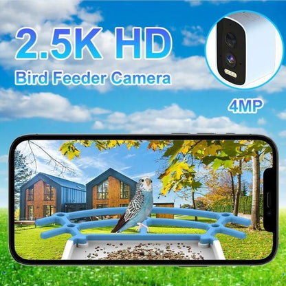 Smart Solar Bird Feeder 4MP HD Camera with AI Detection