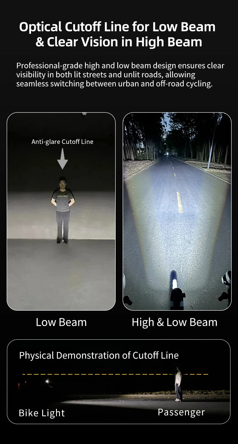 4200mAh CETUS-1700 Front Light with Anti-Glare Black