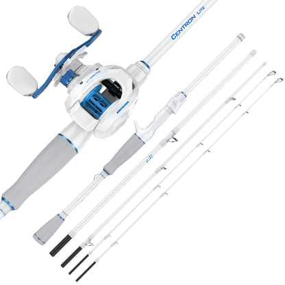 Lightweight Baitcaster Fishing Rod Reel Combo 1.98m